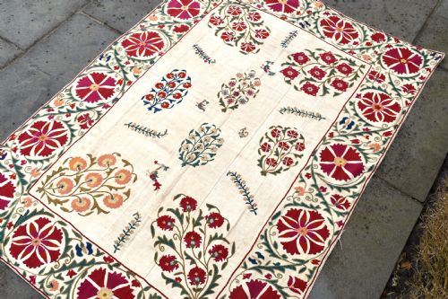 ANTIQUE BUKHARA NIM SUZANI 154X109 CM - ADDITIONAL PHOTO 3