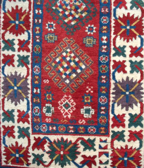 ANTIQUE CAUCASIAN KAZAK RUG 231X120CM - ADDITIONAL PHOTO 2