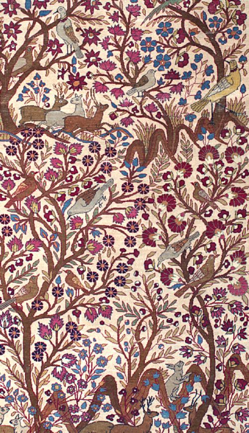 A FINE KIRMAN RUG 214X135CM - ADDITIONAL PHOTO 5