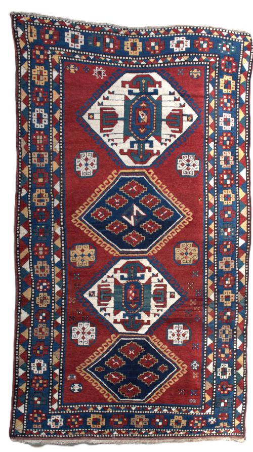 antique lori pambak kazak 294x138cm - CATEGORY: ANTIQUE RUGS - DATED 1880