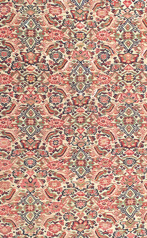 A FINE ANTIQUE SENNEH KILIM 202X128CM - ADDITIONAL PHOTO 3