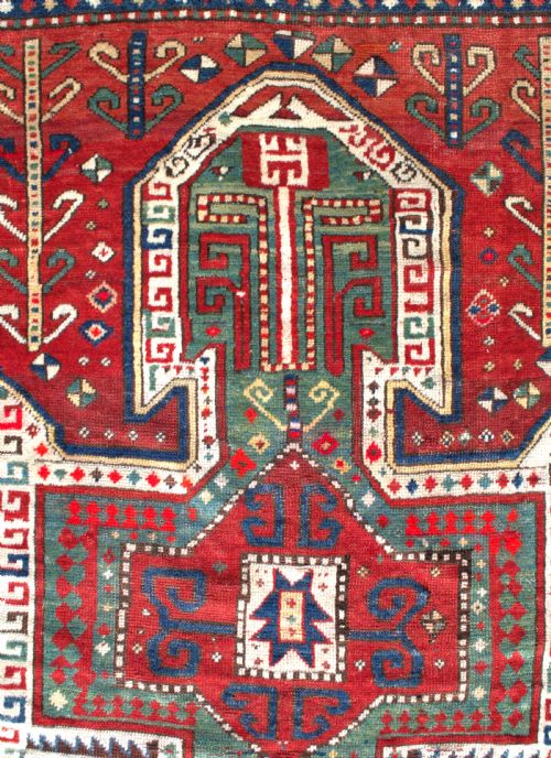 ANTIQUE SEWEN KAZAK 217X156 CM - ADDITIONAL PHOTO 1