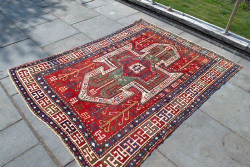 ANTIQUE SEWEN KAZAK 217X156 CM - ADDITIONAL PHOTO 4