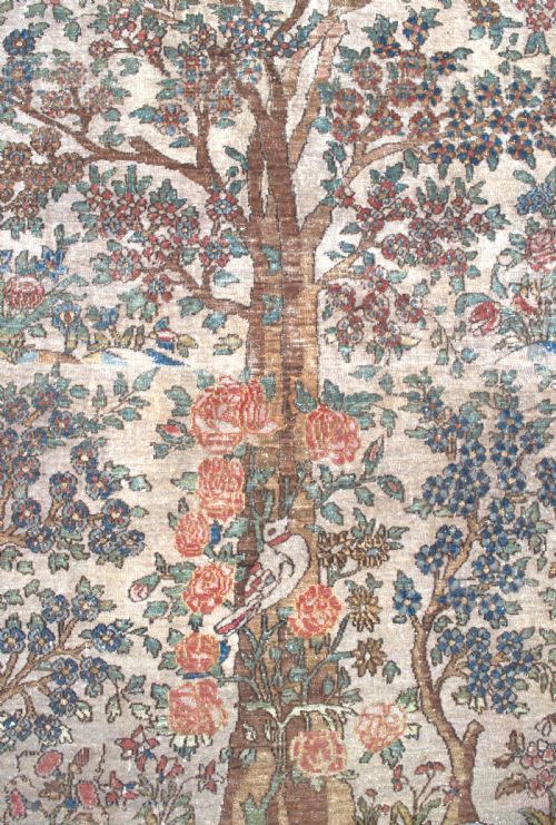 ANTIQUE ISFAHAN RUG 199X137CM - ADDITIONAL PHOTO 1