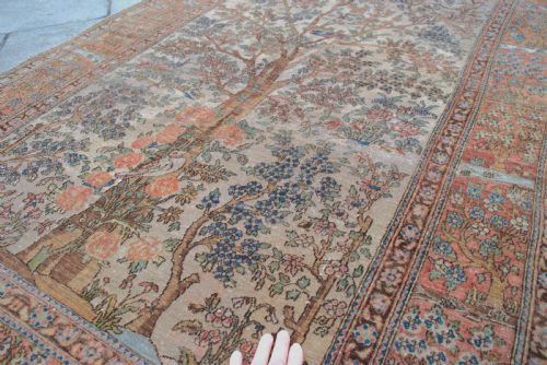 ANTIQUE ISFAHAN RUG 199X137CM - ADDITIONAL PHOTO 2