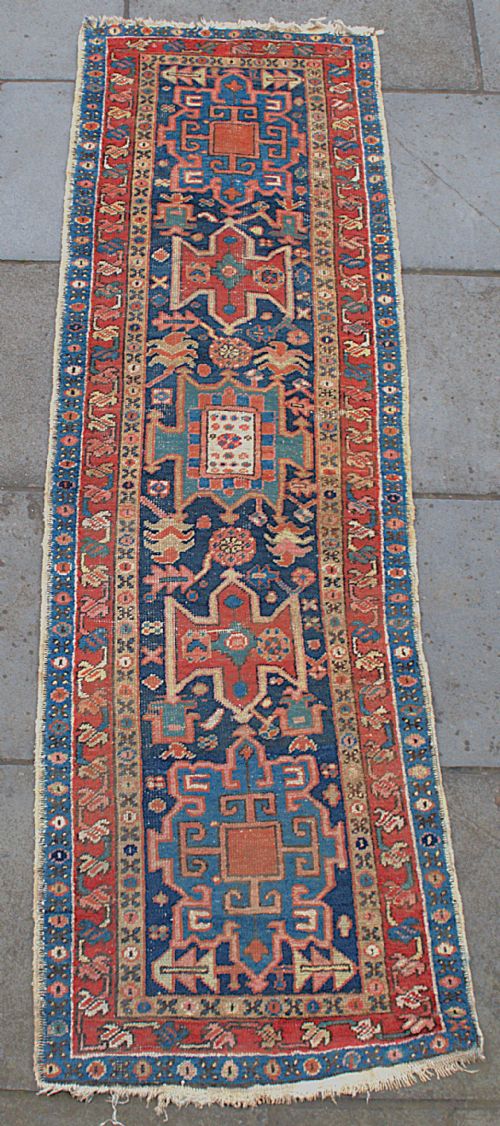 an antique gorravan narrow runner 268x77 cm - CATEGORY: ANTIQUE RUGS - DATED 1900