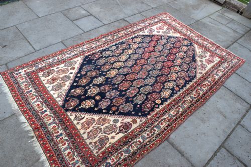 ANTIQUE QASKULI TRIBAL RUG 228X138 CM - ADDITIONAL PHOTO 2