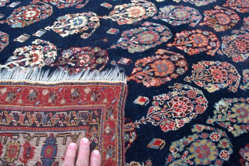 ANTIQUE QASKULI TRIBAL RUG 228X138 CM - ADDITIONAL PHOTO 6