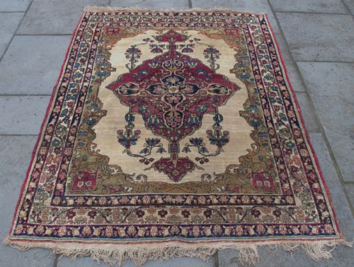 ANTIQUE KIRMAN RUG 181X136 CM - ADDITIONAL PHOTO 1