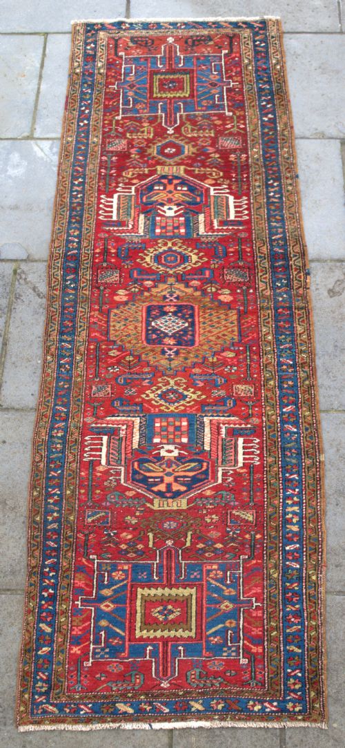 AN ANTIQUE HERIZ RUNNER 294X90 CM - ADDITIONAL PHOTO 1