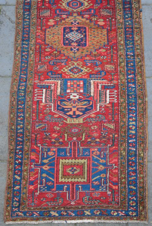 AN ANTIQUE HERIZ RUNNER 294X90 CM - ADDITIONAL PHOTO 2