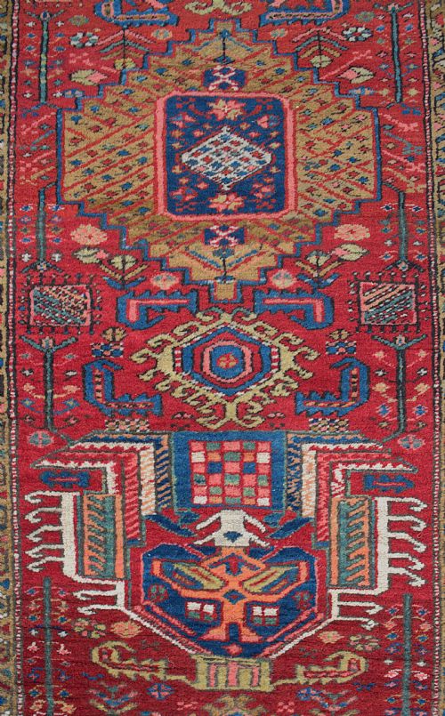 AN ANTIQUE HERIZ RUNNER 294X90 CM - ADDITIONAL PHOTO 3