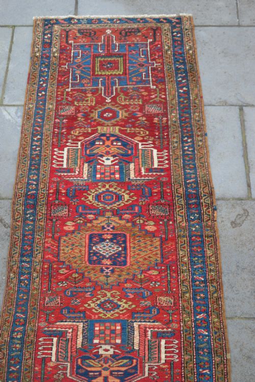 AN ANTIQUE HERIZ RUNNER 294X90 CM - ADDITIONAL PHOTO 5