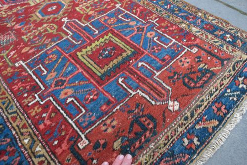 AN ANTIQUE HERIZ RUNNER 294X90 CM - ADDITIONAL PHOTO 6