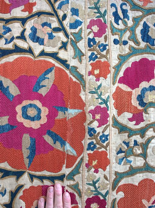 ANTIQUE BOKHARA SUZANI 230X158 CM - ADDITIONAL PHOTO 2