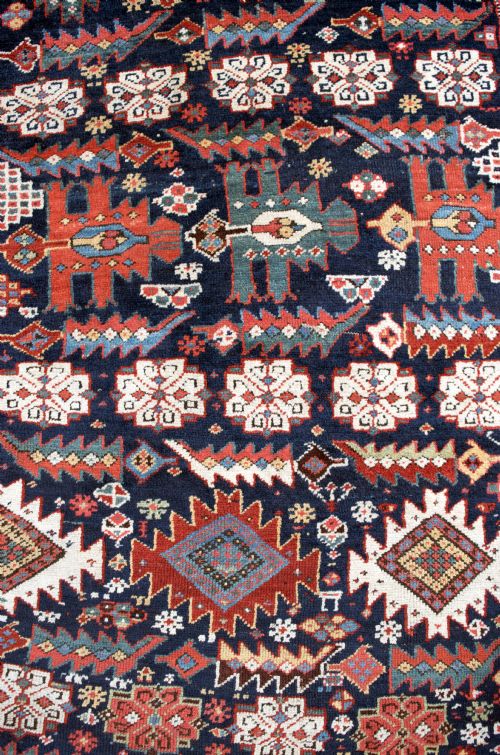 AN ANTIQUE KURDISH RUG 301X133CM - ADDITIONAL PHOTO 1