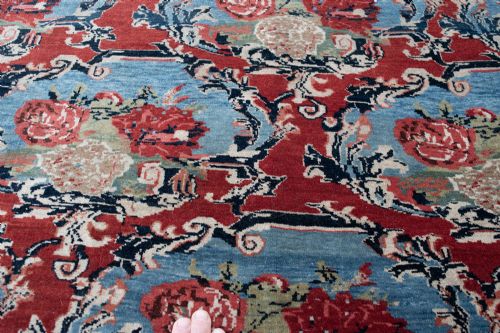 AN ANTIQUE BIJAR RUG 222X144CM - ADDITIONAL PHOTO 2