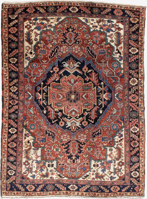 ANTIQUE HERIZ RUG 206X152 CM - ADDITIONAL PHOTO 6