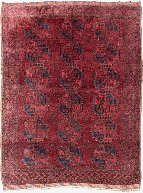ANTIQUE AFGHAN CARPET 337X234CM - ADDITIONAL PHOTO 1
