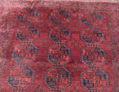 ANTIQUE AFGHAN CARPET 337X234CM - ADDITIONAL PHOTO 3