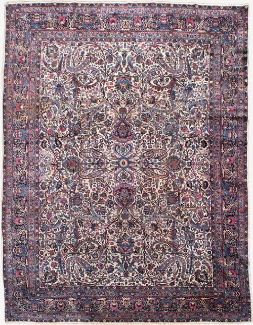 A LARGE KIRMAN CARPET 473X350CM - ADDITIONAL PHOTO 1