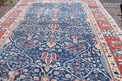 LARGE TABRIZ COUNTRY HOUSE CARPET 550X325CM - ADDITIONAL PHOTO 4