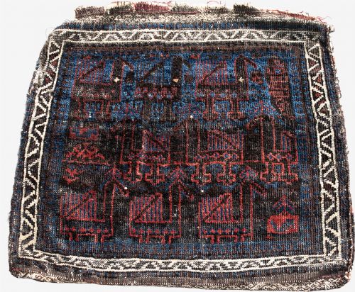 AN ANTIQUE BALUCH BIRD BAG - ADDITIONAL PHOTO 3
