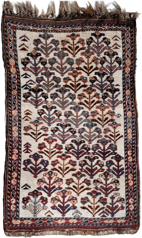 AN ANTIQUE AFSHAR RUG 105X65CM - ADDITIONAL PHOTO 1