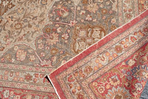 A LARGE TABRIZ COUNTRY HOUSE CARPET 445 X359 CM - ADDITIONAL PHOTO 9