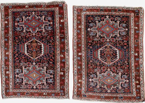 A PAIR OF ANTIQUE KARAJA RUGS - ADDITIONAL PHOTO 1