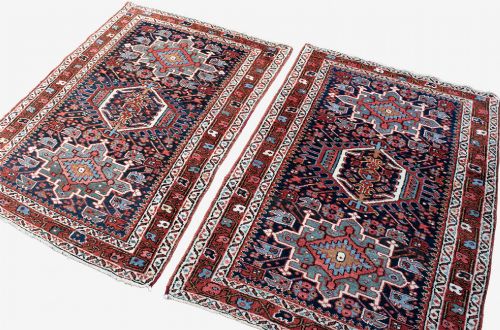 A PAIR OF ANTIQUE KARAJA RUGS - ADDITIONAL PHOTO 2