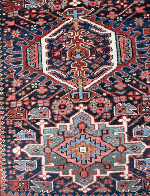 A PAIR OF ANTIQUE KARAJA RUGS - ADDITIONAL PHOTO 5