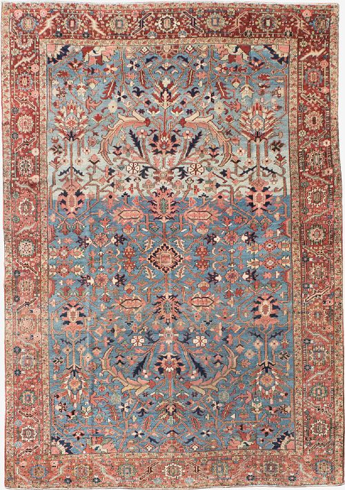 SKY BLUE HERIZ CARPET 389X271 CM - ADDITIONAL PHOTO 1