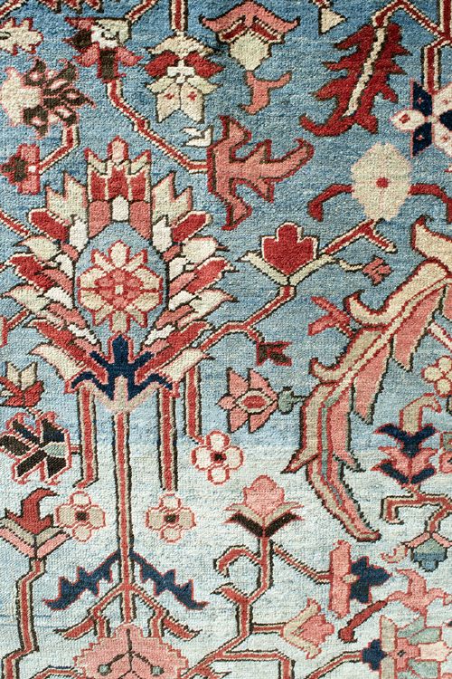 SKY BLUE HERIZ CARPET 389X271 CM - ADDITIONAL PHOTO 7