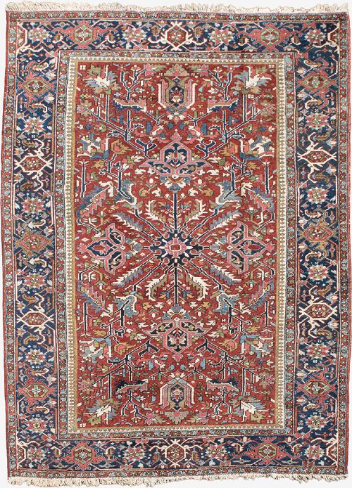AN OLD HERIZ CARPET 333X239CM - ADDITIONAL PHOTO 1