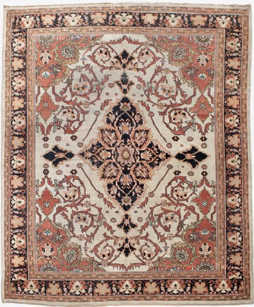 AN ANTIQUE MAHAL CARPET 380X333CM - ADDITIONAL PHOTO 1