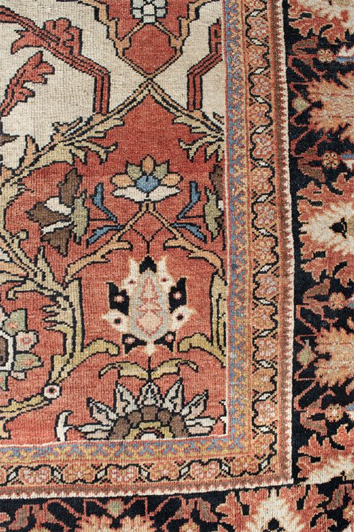 AN ANTIQUE MAHAL CARPET 380X333CM - ADDITIONAL PHOTO 6