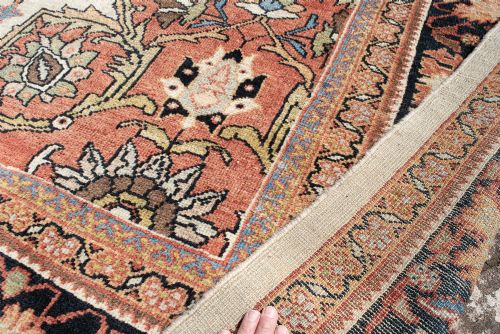 AN ANTIQUE MAHAL CARPET 380X333CM - ADDITIONAL PHOTO 9