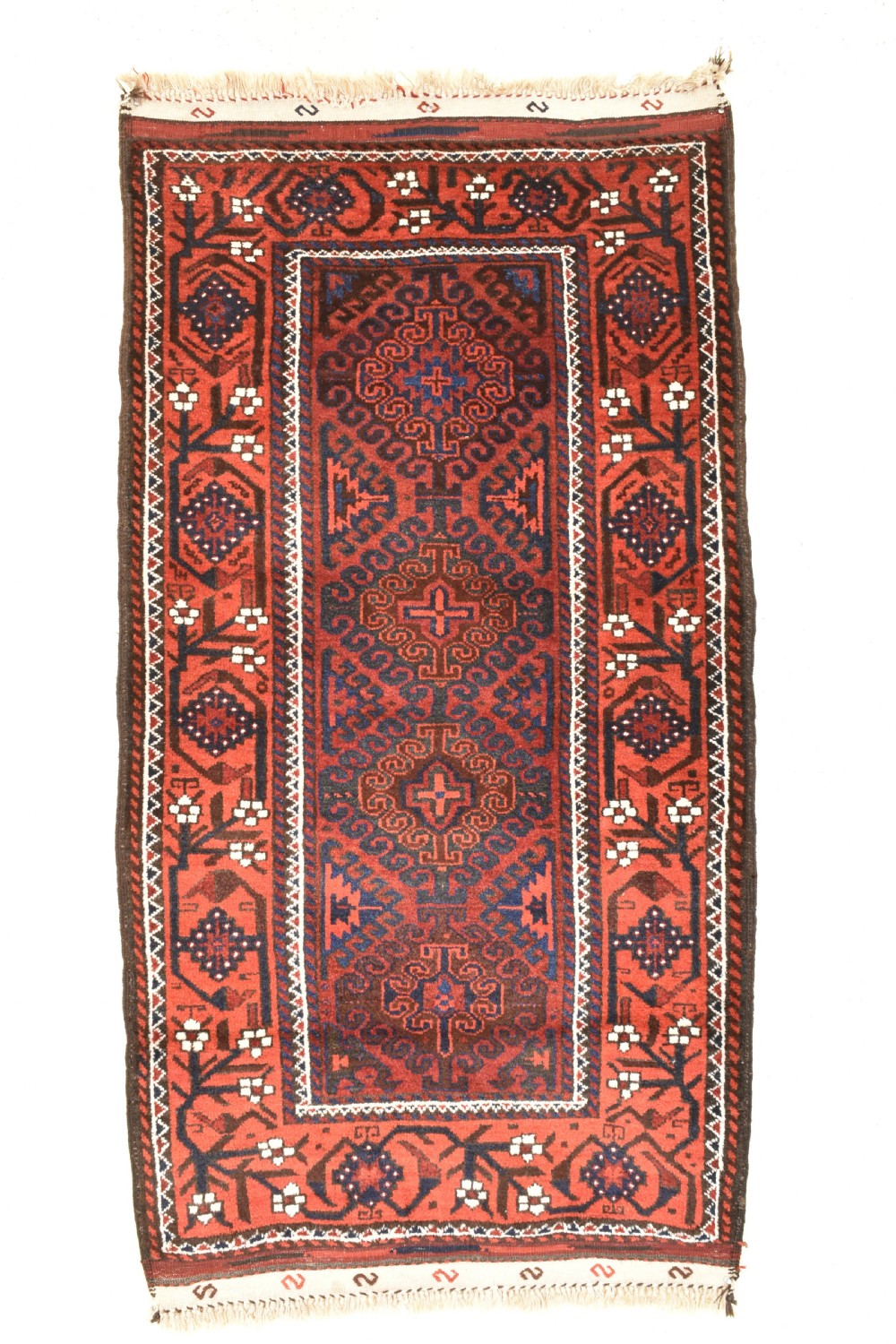 Antique Baluch tribal rug