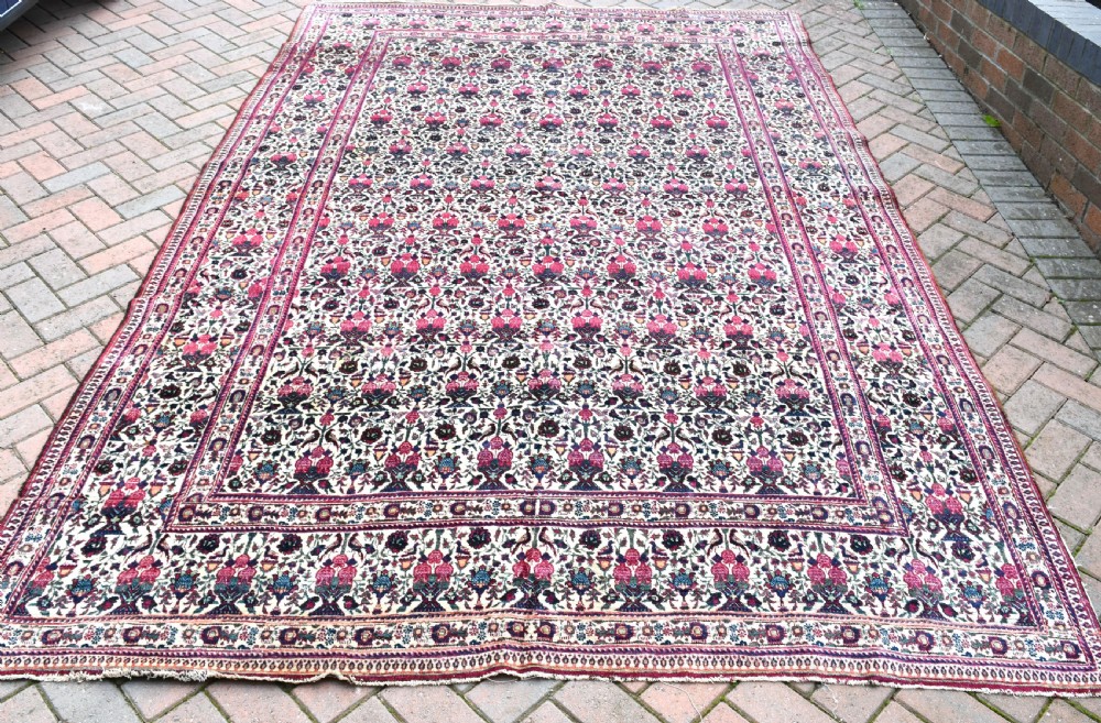 Antique Persian Tehran carpet