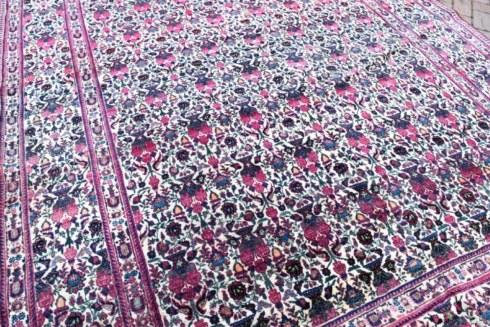 Antique Persian Tehran carpet View II