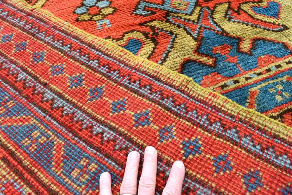 Antique Turkish Ushak room size carpet  View IV