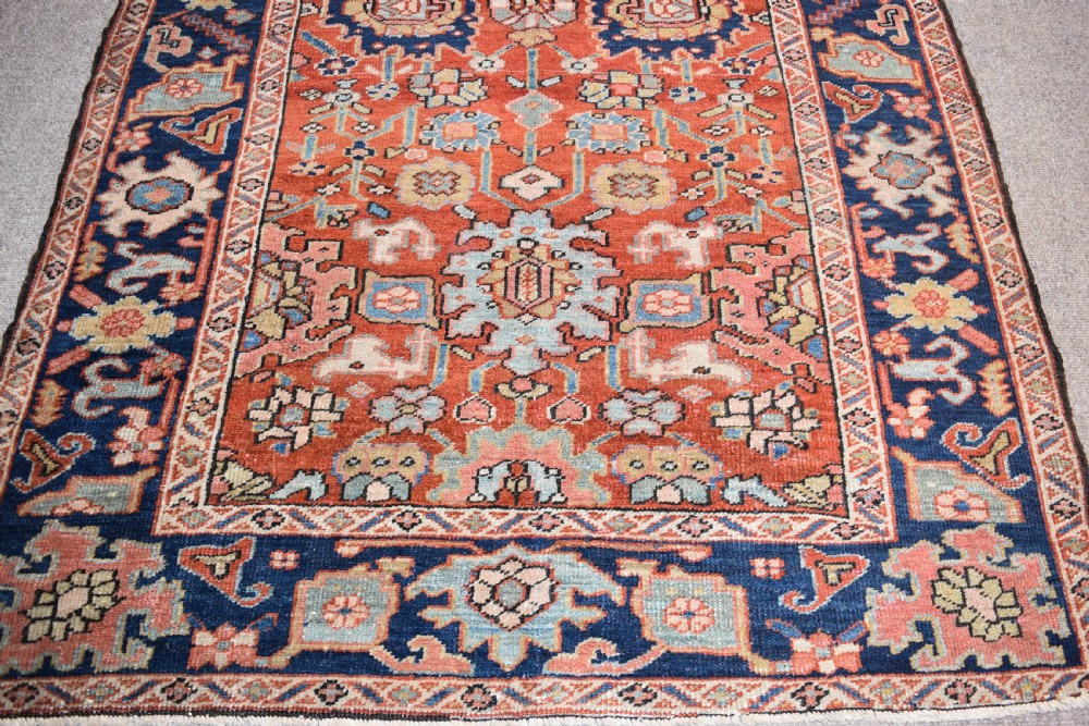 Antique Heriz small carpet/rug View III