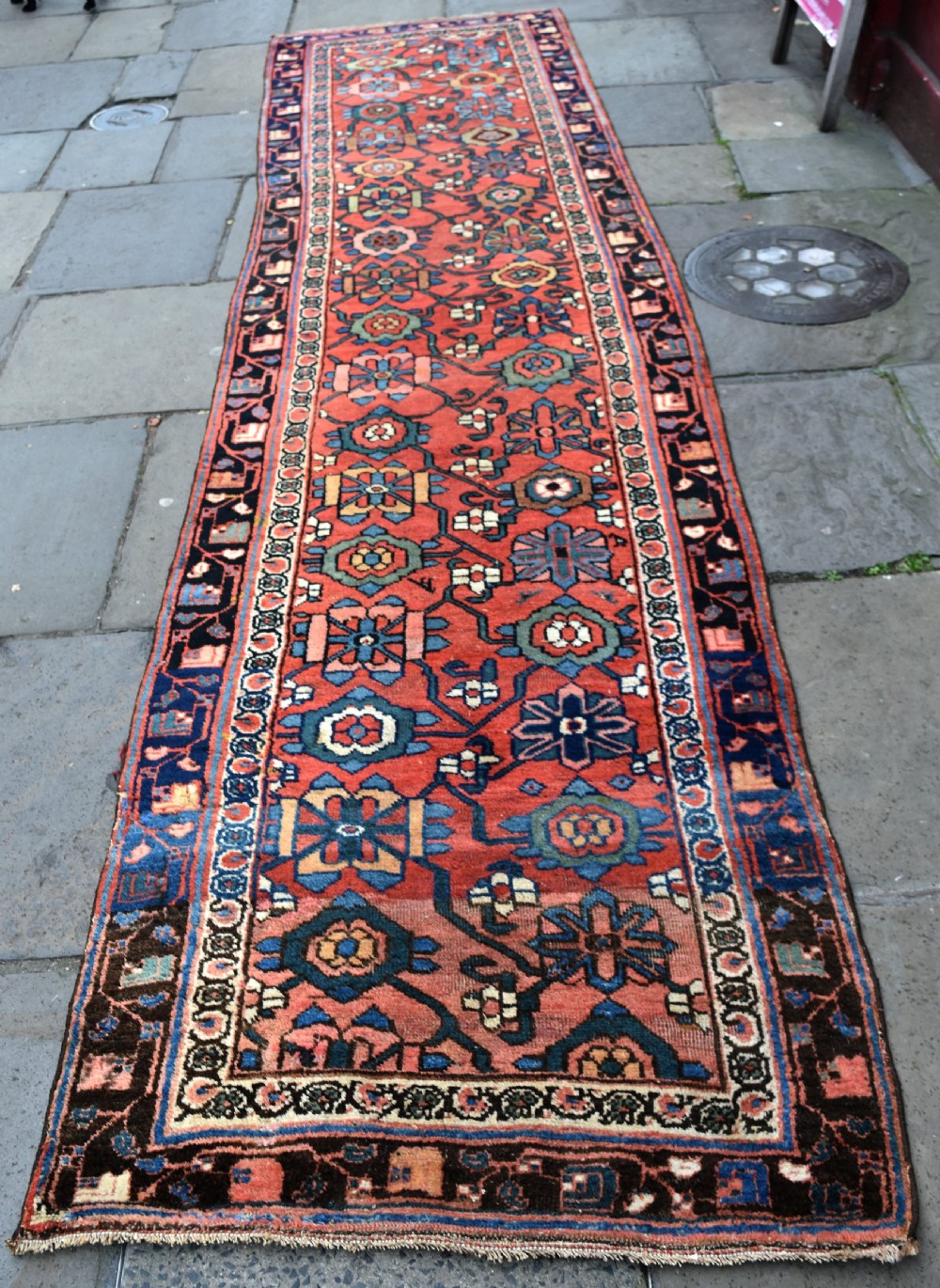 Antique Persian Bijar runner