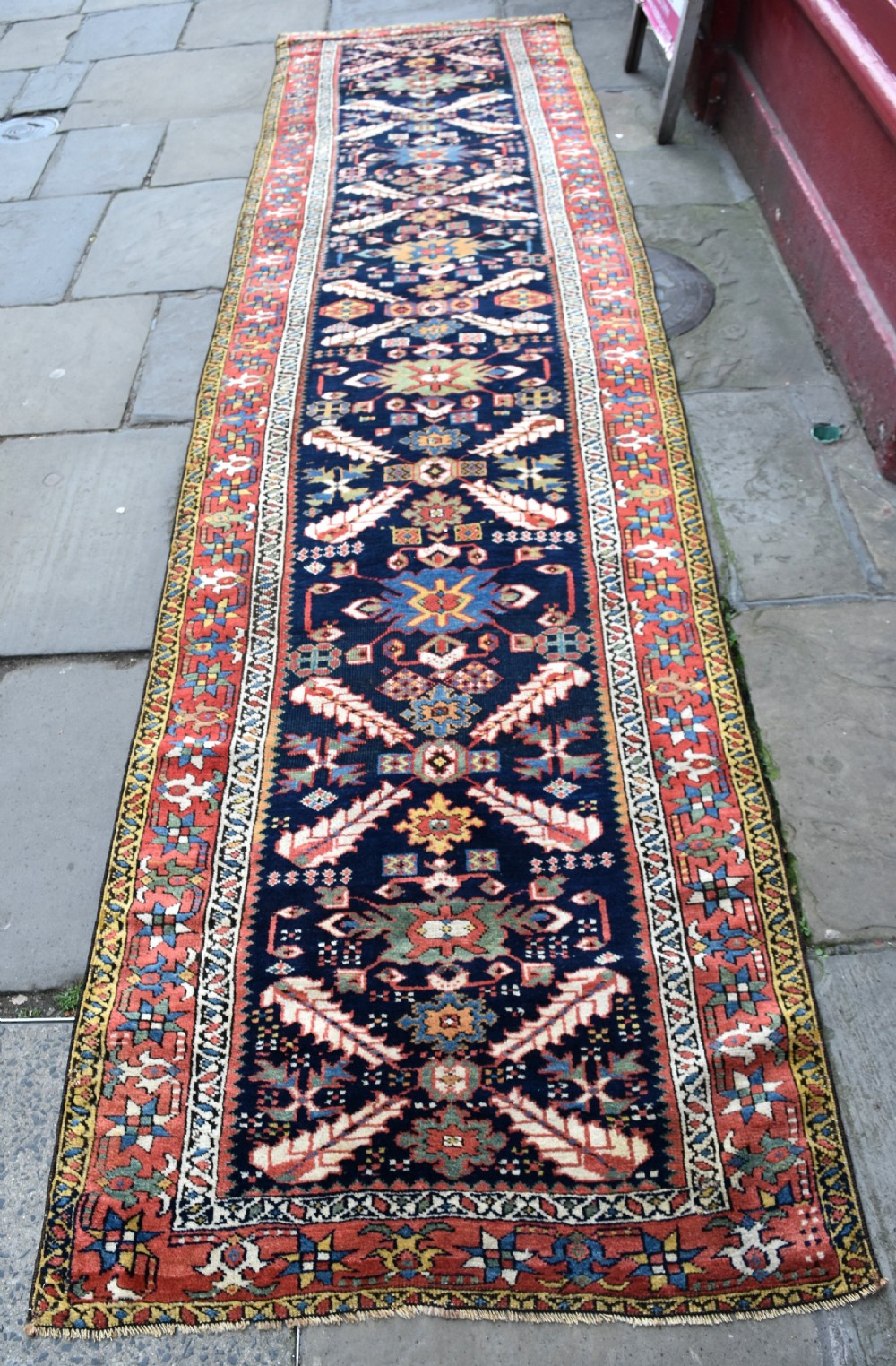Fine antique Persian Heriz runner