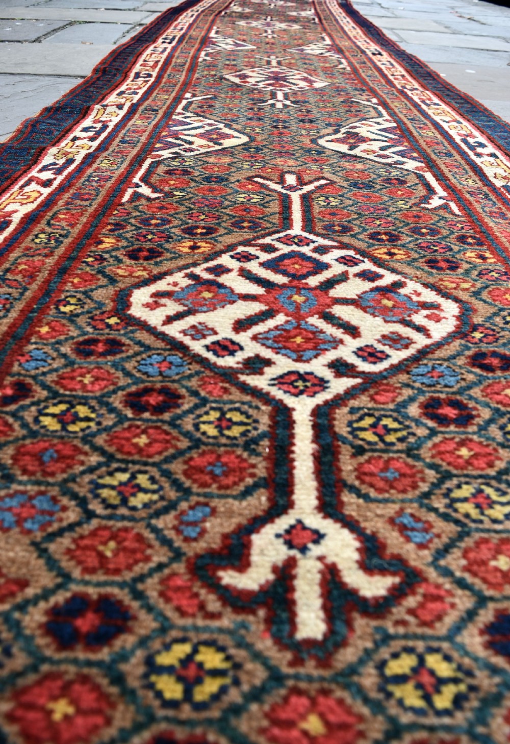 Antique Persian Serab narrow runner View II