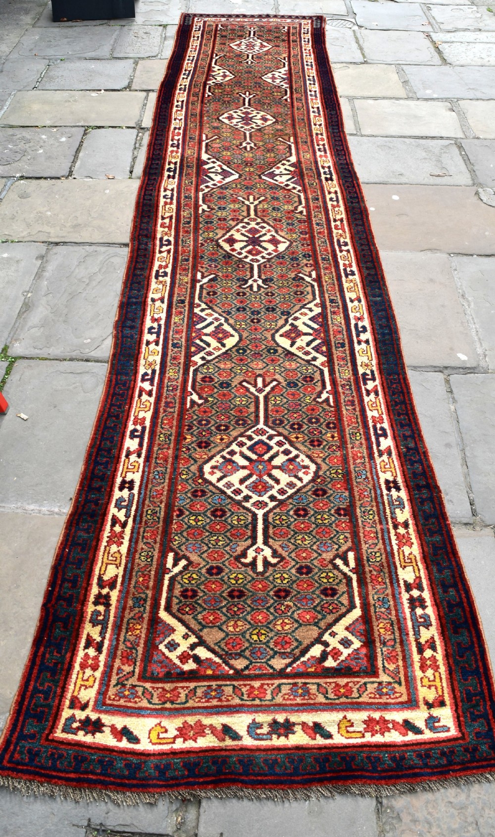 Antique Persian Serab narrow runner View III