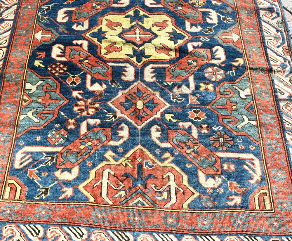 Antique Caucasian Alpan Kuba rug View II