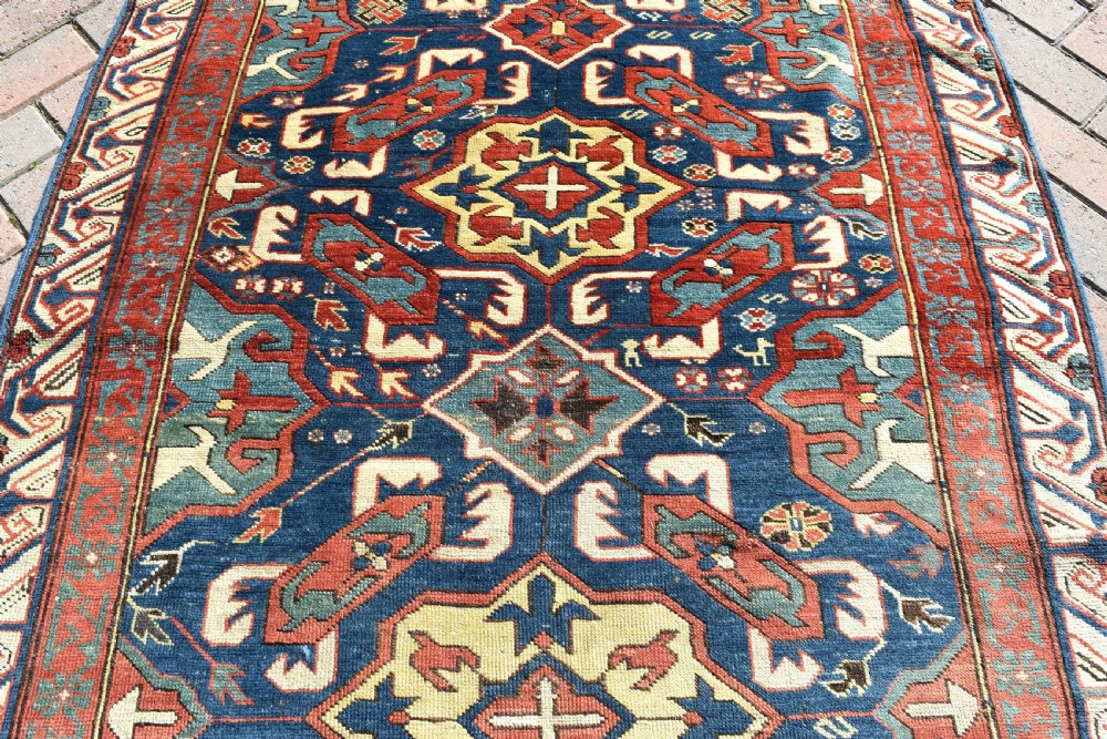Antique Caucasian Alpan Kuba rug View III