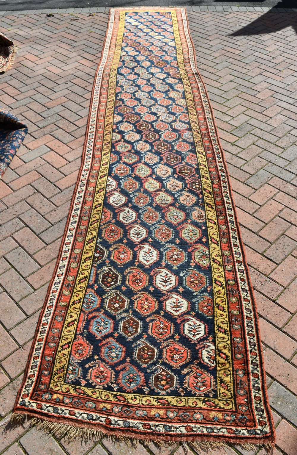 Antique Persian Bijar runner